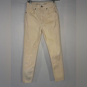 Johnathan Simkhai collaboration with Free People, Cream Velvet Pants Size XS